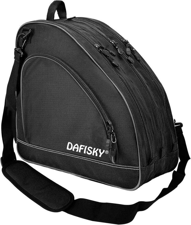 DAFISKY Roller Skate Bag - Ice Skate Bag Fits Inline Skates Quad Skates Rollerblades Figure Skates for Women Men Youth - Image 1